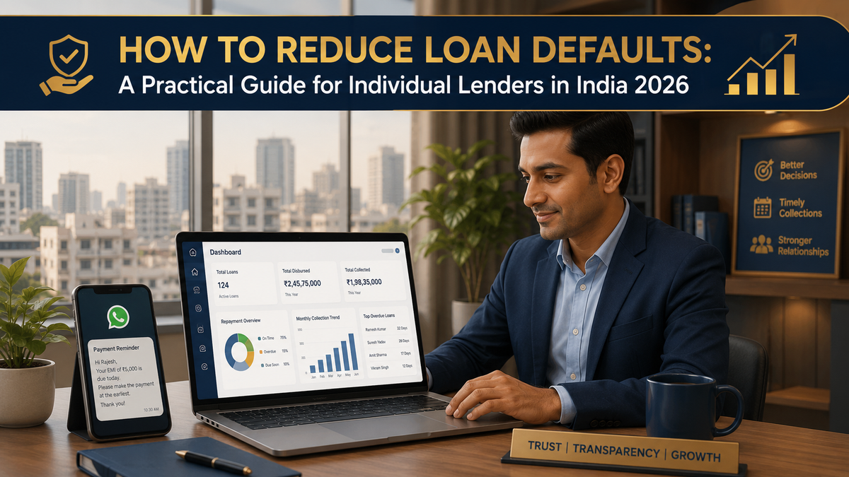 How to Reduce Loan Defaults: A Practical Guide for Inividual Lenders in India 2026