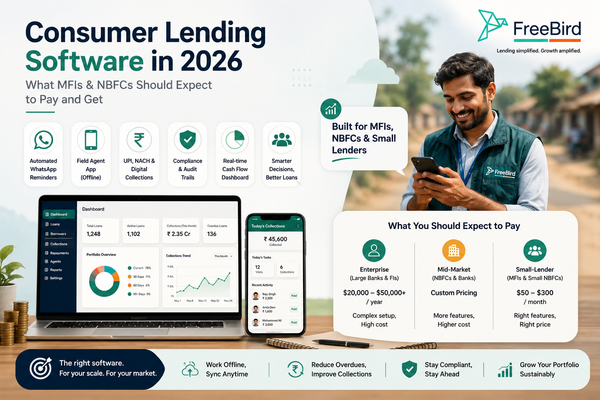 Consumer Lending Software in 2026: What MFIs and NBFCs Should Expect to Pay and Get