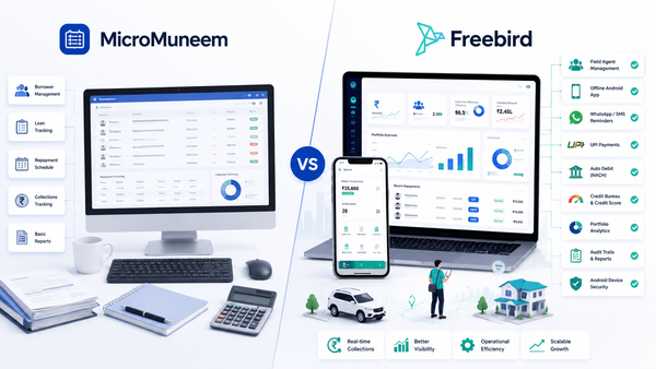 Micromuneem vs Freebird: Which Loan Software Works Better for Indian MFIs?